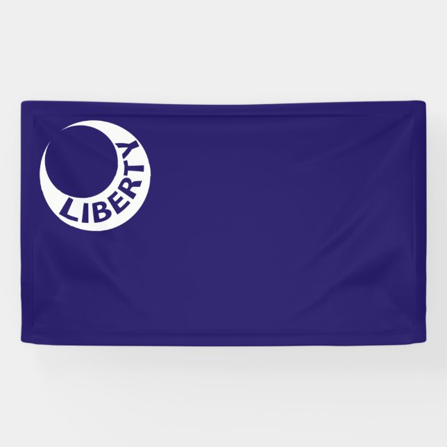 Moultrie Flag (Liberty) (Amerikanische Geschichte) Banner (Horizontal)