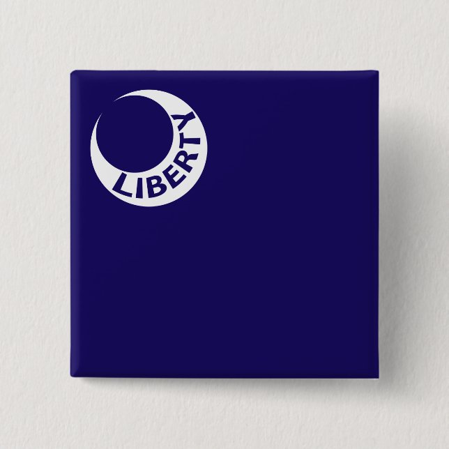Moultrie Flag (Liberty) (Amerikanische Geschichte) Button (Vorderseite)