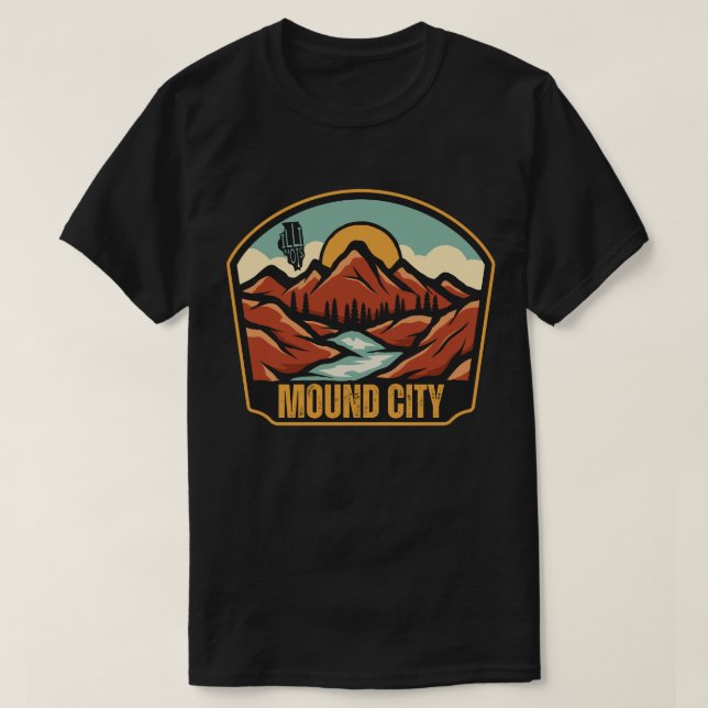 Mound City, Illinois T - Shirt (Design vorne)
