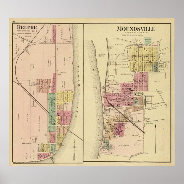 Moundsville, West Virginia Poster (Vorne)