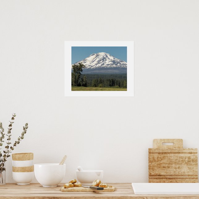 Mount Adams fotografische Landschaft Poster (Küche)