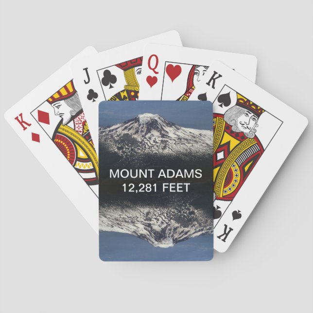 Mount Adams spielen Karten Spielkarten (Rückseite)