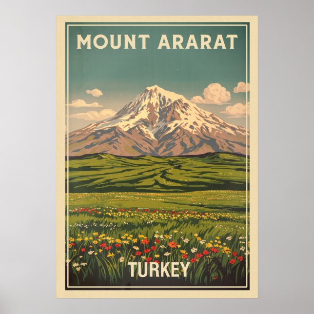 Mount Ararat Türkei V03 Poster (Vorne)