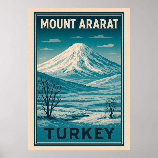 Mount Ararat Türkei V04 Poster (Vorne)