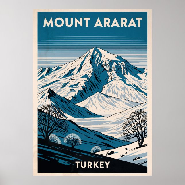 Mount Ararat Türkei V05 Poster (Vorne)
