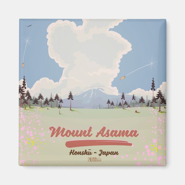 Mount Asama Honshū. Magnet (Vorne)