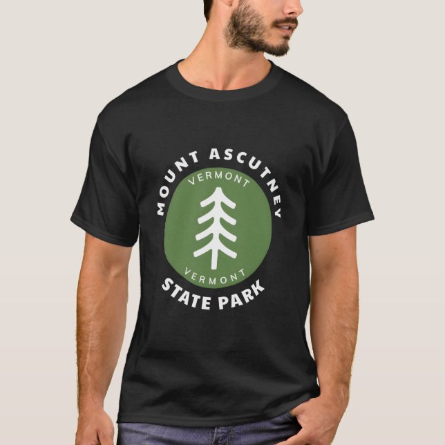 Mount Ascutney Staat Park Vermont Vt Forest Tree B T-Shirt (Vorderseite)