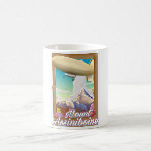 Mount Assiniboine Blimp Urlaubsposter Tasse
