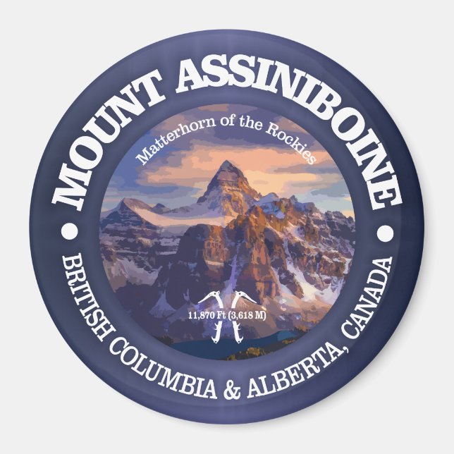 Mount Assiniboine Magnet (Vorne)