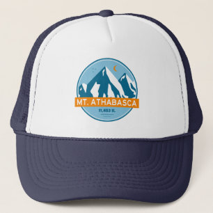 Mount Athabasca Sterne Mond Truckerkappe