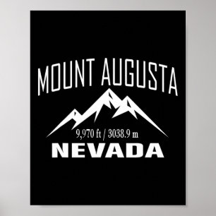 Mount Augusta Nevada Klettergipfel Club Outdoor Poster