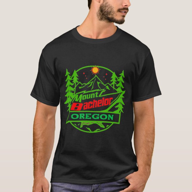 Mount Bachelor Oregon T-Shirt (Vorderseite)