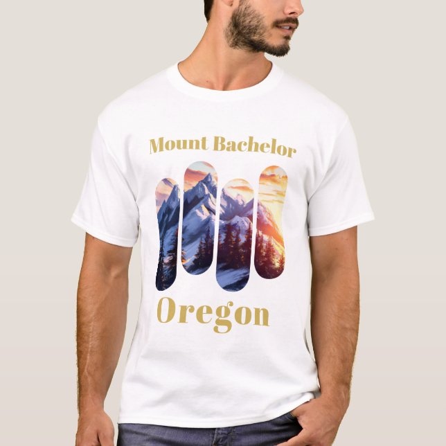 Mount Bachelor Ski - Oregon T-Shirt (Vorderseite)