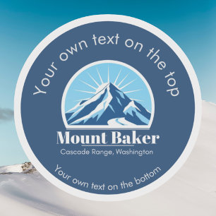 Mount Baker Cascade Washington Skigebiet Aufkleber