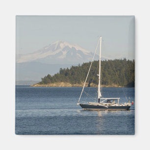 Mount Baker dominiert die Landschaft Magnet