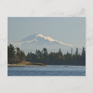 Mount Baker dominiert die Landschaft Postkarte