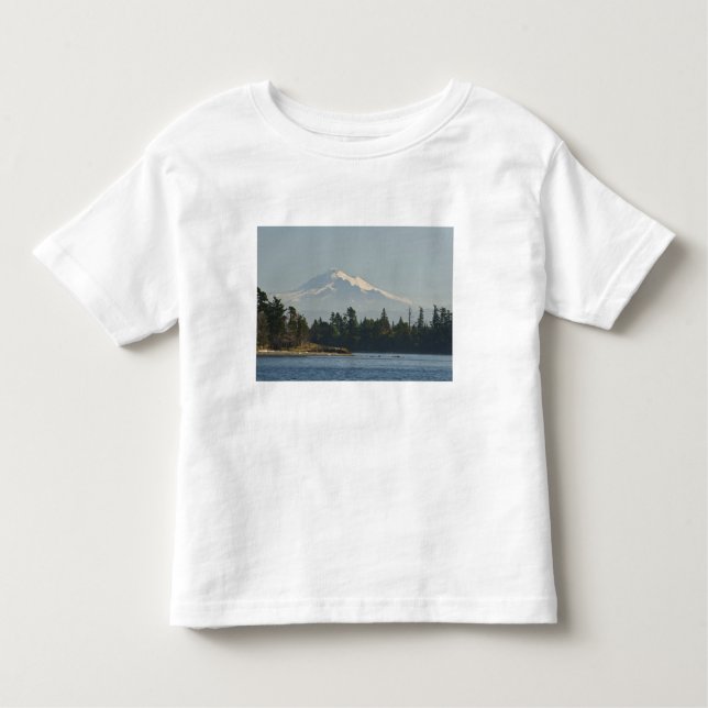 Mount Baker dominiert Landschaft Kleinkind T-shirt (Vorderseite)