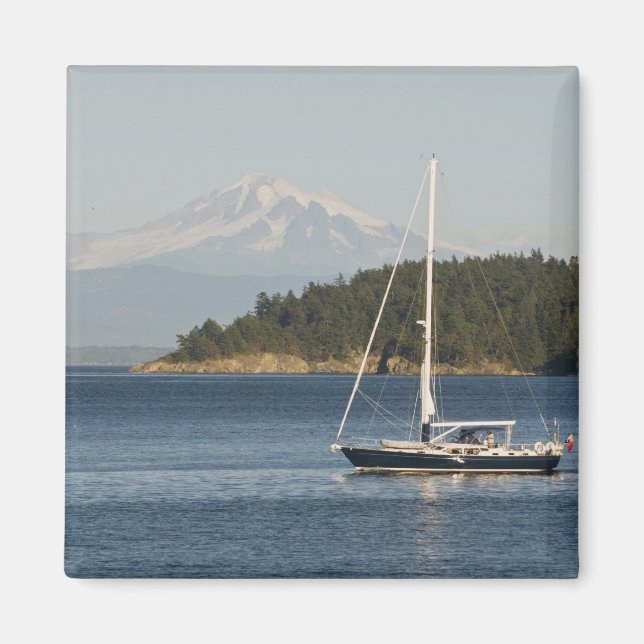 Mount Baker dominiert Landschaft Magnet (Vorne)