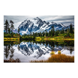 Mount Baker reflektiert 36 X 24 Fotodruck
