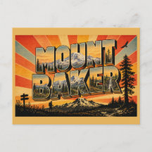 Mount Baker WA Vulkan Urwald Kunst