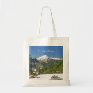 Mount Baker Washington Landscape Foto Tote Tag Tragetasche