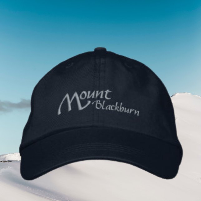 Mount Blackburn Alaska Wrangell bestickter Hut (Von Creator hochgeladen)