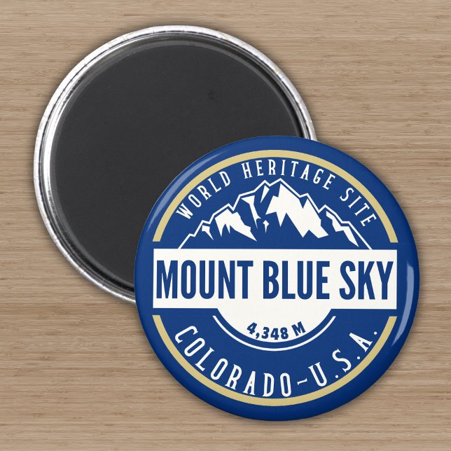 Mount Blue Sky Colorado Elev 4348 m Magnet (Von Creator hochgeladen)