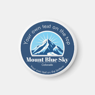 Mount Blue Sky Colorado Skigebiet Souvenir Magnet