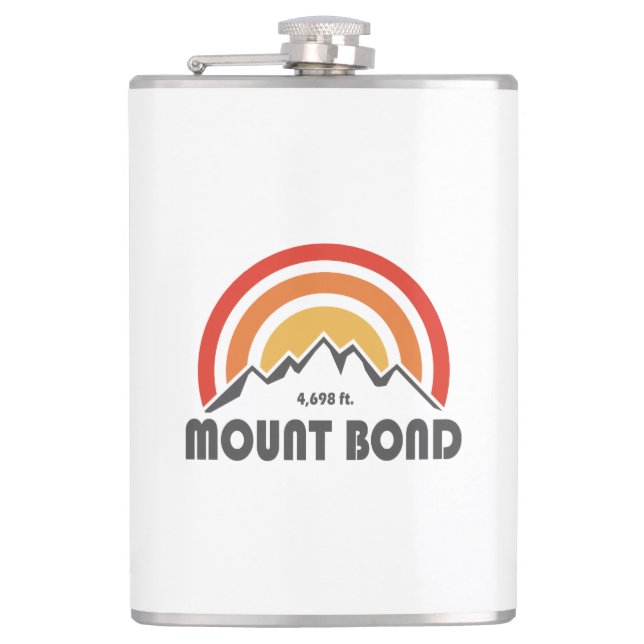 Mount Bond New Hampshire Flachmann (Vorderseite)
