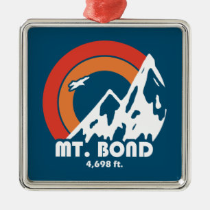 Mount Bond New Hampshire Sun Eagle Ornament Aus Metall