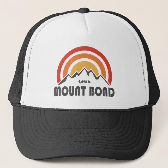 Mount Bond New Hampshire Truckerkappe (Vorderseite)