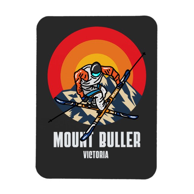 Mount Buller Ski Victoria Magnet (Vertikal)