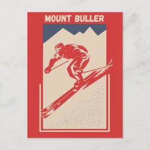 Mount Buller Viktorianisch Alpen Australien Skigeb Postkarte