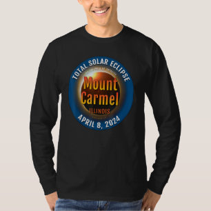 Mount Carmel Illinois IL Totale Sonnenfinsternis 2 T-Shirt