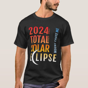 Mount Chase Maine ME Totale Sonnenfinsternis 2024 T-Shirt