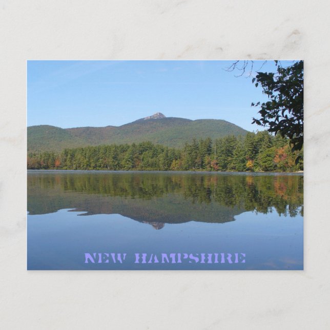Mount Chocorus & Lake Chocorua, New Hampshire Postkarte (Vorderseite)