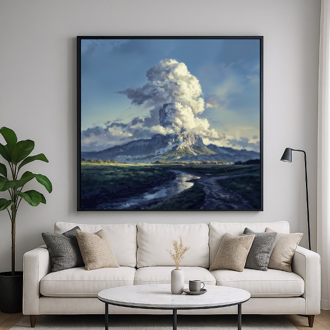 Mount Cloud - Malerische Landschaft Poster (Von Creator hochgeladen)
