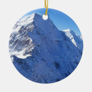 Mount Cook (Aoraki) Peak, Neuseeland Keramik Ornament