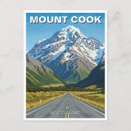 Mount Cook Nationalpark Neuseeland Postkarte