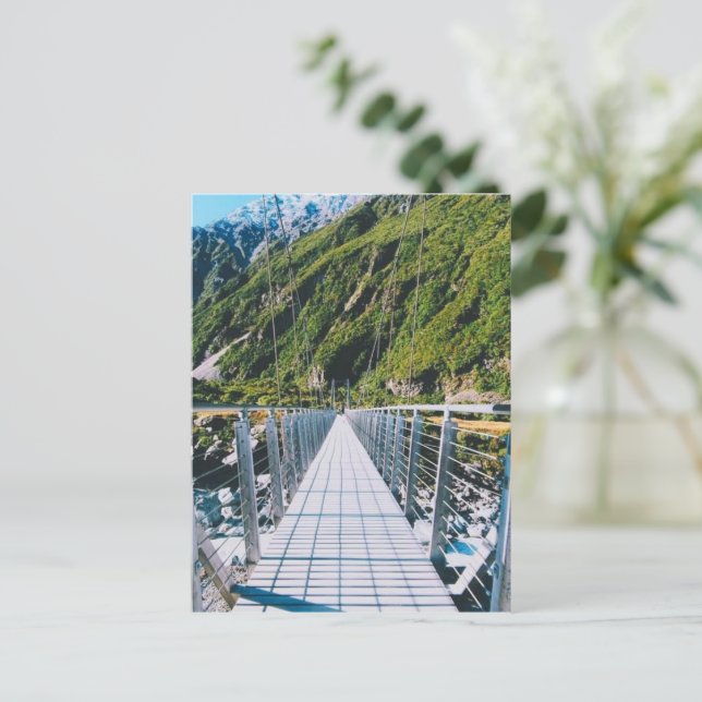 Mount Cook - Neuseeland Postkarte (Stehend Vorderseite)