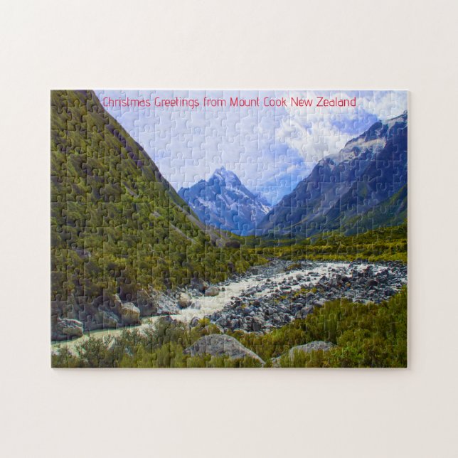 Mount Cook Neuseeland. Puzzle (Horizontal)