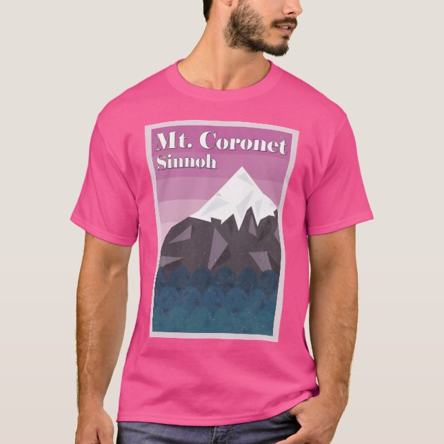 Mount Coronet (Grunge Texture) T-Shirt (Vorderseite)