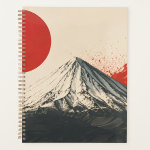 Mount Damavand Minimalistische Wandkunst – Rote So Planer