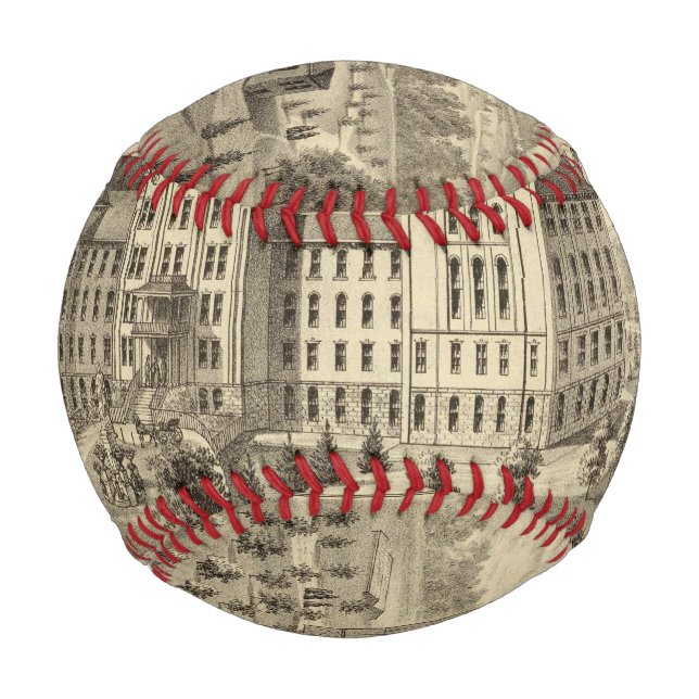 Mount de Chantal, bei Wheeling, West Virginia Baseball (Vorderseite)