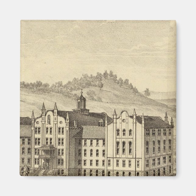 Mount de Chantal, bei Wheeling, West Virginia Magnet (Vorne)