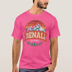 Mount Denali Alaska Bergsteiger Bergsteigen Nation T-Shirt