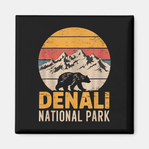 Mount Denali Alaska Bergsteiger Klettern National Magnet