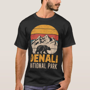 Mount Denali Alaska Bergsteiger Klettern National T-Shirt