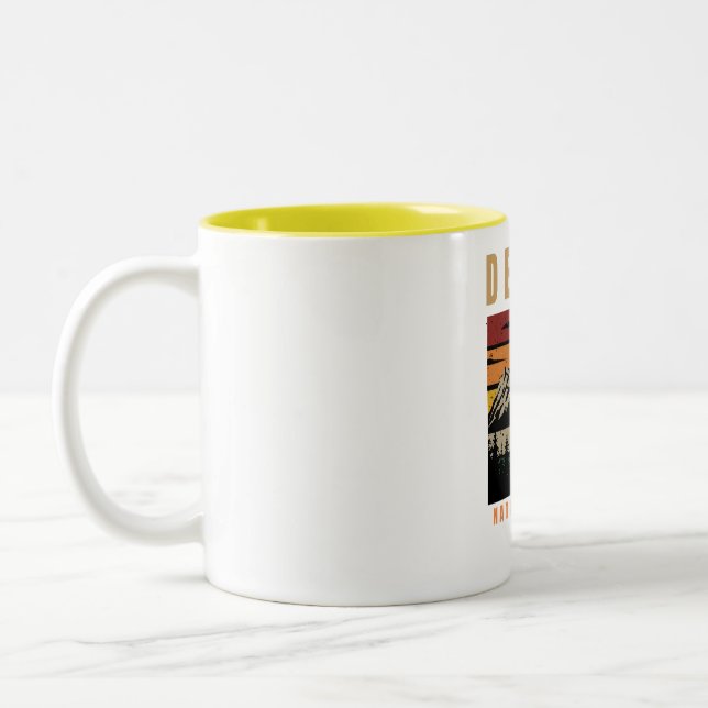 Mount Denali Alaska Tasse – Berglandschaft Kaffee  (Links)
