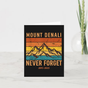 Mount Denali Nationalpark Mount Mckinley Us Karte